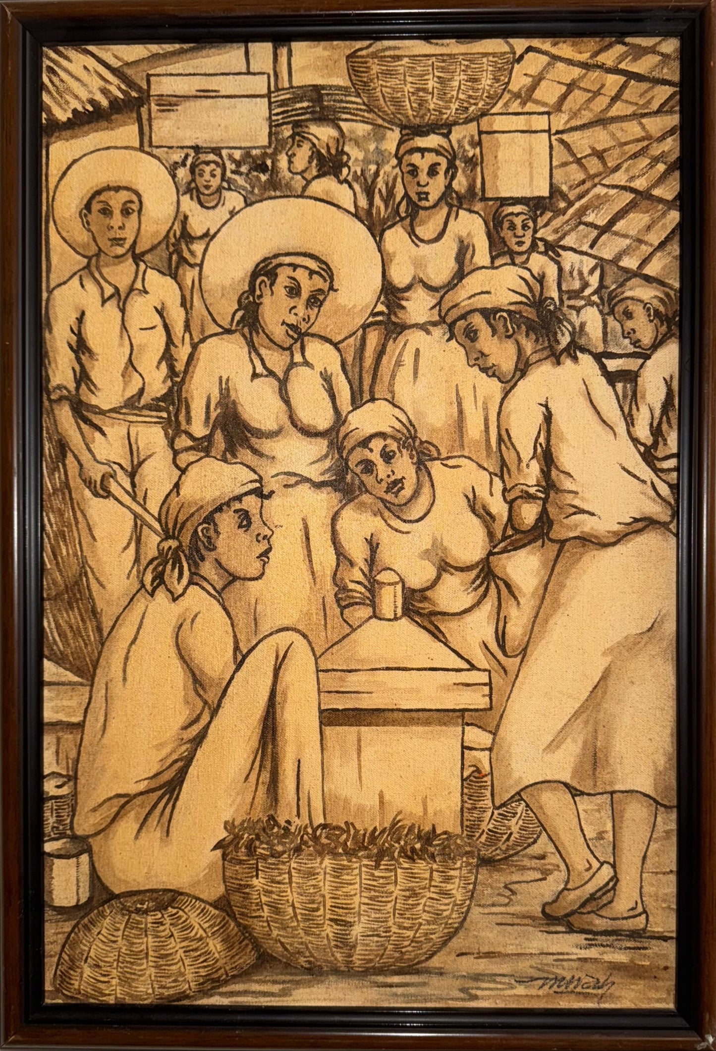 Marche Traditionnel by Marcel Wah 16x24