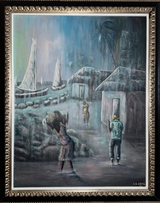 Pluie Torrentielle by Charles Obas 22x28