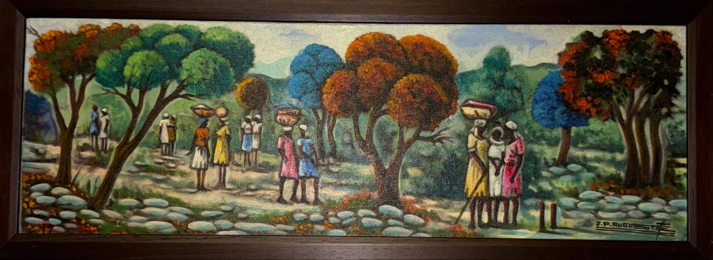 Marchandes by J.P Auguste 10x30
