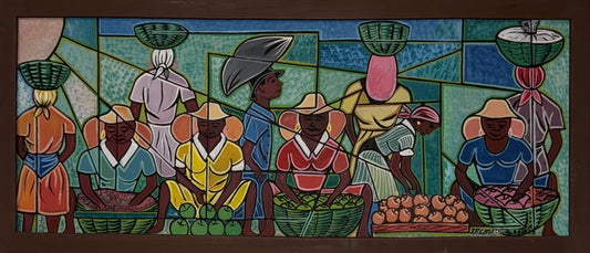 Scene du Marche by Casimir 12x30