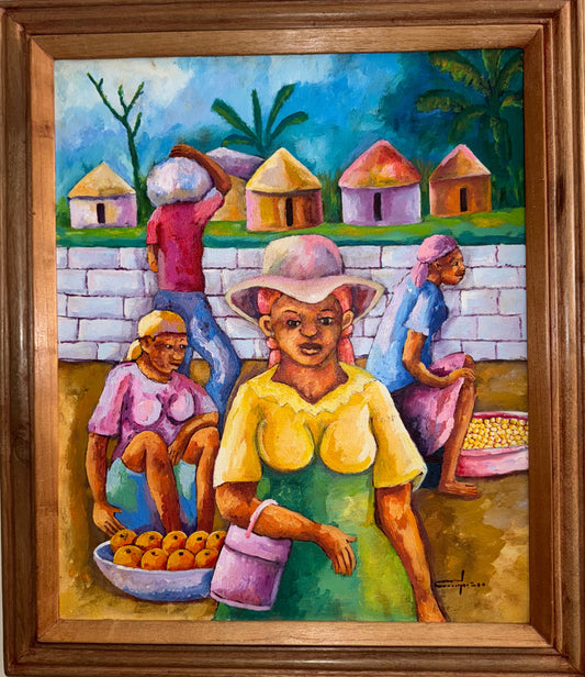 Marchandes by Dieudonne Cedor 20x24
